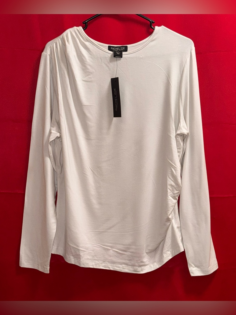 🔥#676- NWT Rachel Zoe Women’s XL Top White NWT Chic Classic Essential